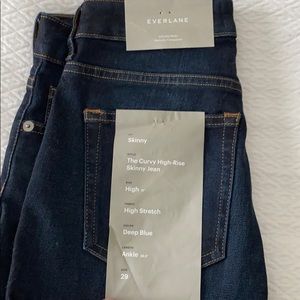 Everlane Skinny Curvy High Rise Jeans